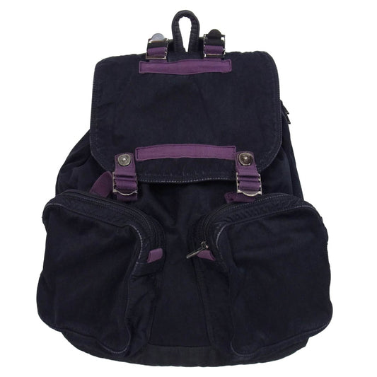 PORTER ポーター NVy by PORTER ネイビーバイポーター ガーメントダイ ウェザーナイロン バックパック リュック ブラック系【中古】