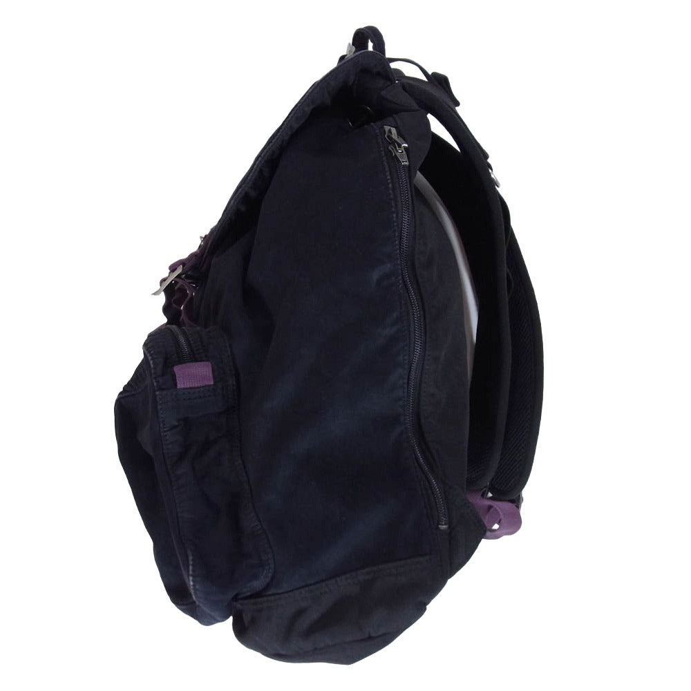 PORTER ポーター NVy by PORTER ネイビーバイポーター ガーメントダイ ウェザーナイロン バックパック リュック ブラック系【中古】