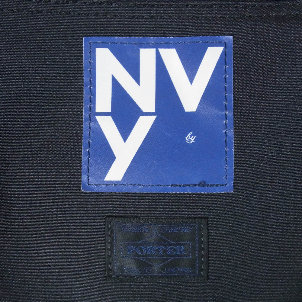 PORTER ポーター NVy by PORTER ネイビーバイポーター ガーメントダイ ウェザーナイロン バックパック リュック ブラック系【中古】