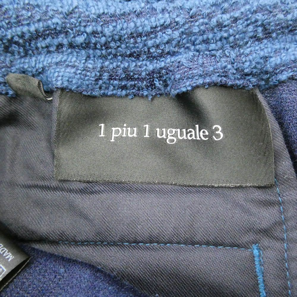 1piu1uguale3 ウノピュウノウグァーレトレ MRP657 CTP115 HOLIDAY SHORTS ホリデー ショーツ ハーフパンツ ブルー系 V【中古】