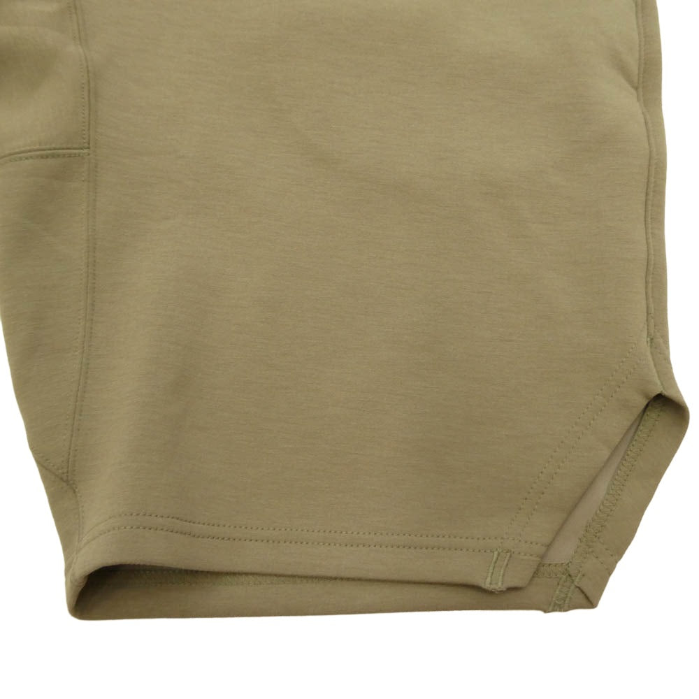 1piu1uguale3 ウノピュウノウグァーレトレ MRP625 PRY112 WIDE SHORTS スウェット ジップポケット ワイド ショーツ ハーフパンツ ベージュ系 V【中古】
