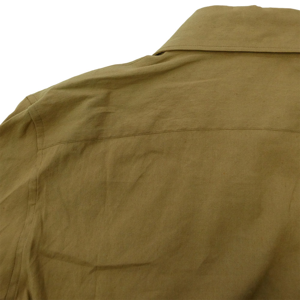1piu1uguale3 ウノピュウノウグァーレトレ MRS168 LIU005 PLAIN SHIRTS プレーン 長袖 シャツ ブラウン系 IV【中古】