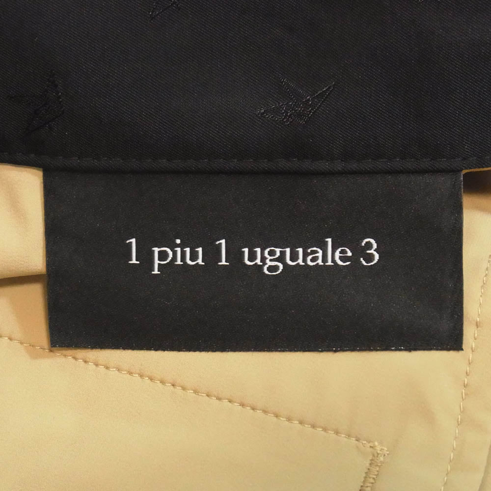 1piu1uguale3 ウノピュウノウグァーレトレ MRP612 POE466 MOBILE SLACKS モバイル スラックスパンツ ベージュ系 IV【中古】