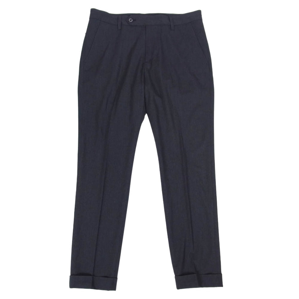 1piu1uguale3 ウノピュウノウグァーレトレ MRP428 POE173 NAGOYA LIMITED COMFY 名古屋限定 裾ダブル スラックスパンツ ダークグレー系 IV【中古】