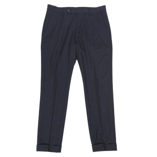 1piu1uguale3 ウノピュウノウグァーレトレ MRP428 POE173 NAGOYA LIMITED COMFY 名古屋限定 裾ダブル スラックスパンツ ダークグレー系 IV【中古】