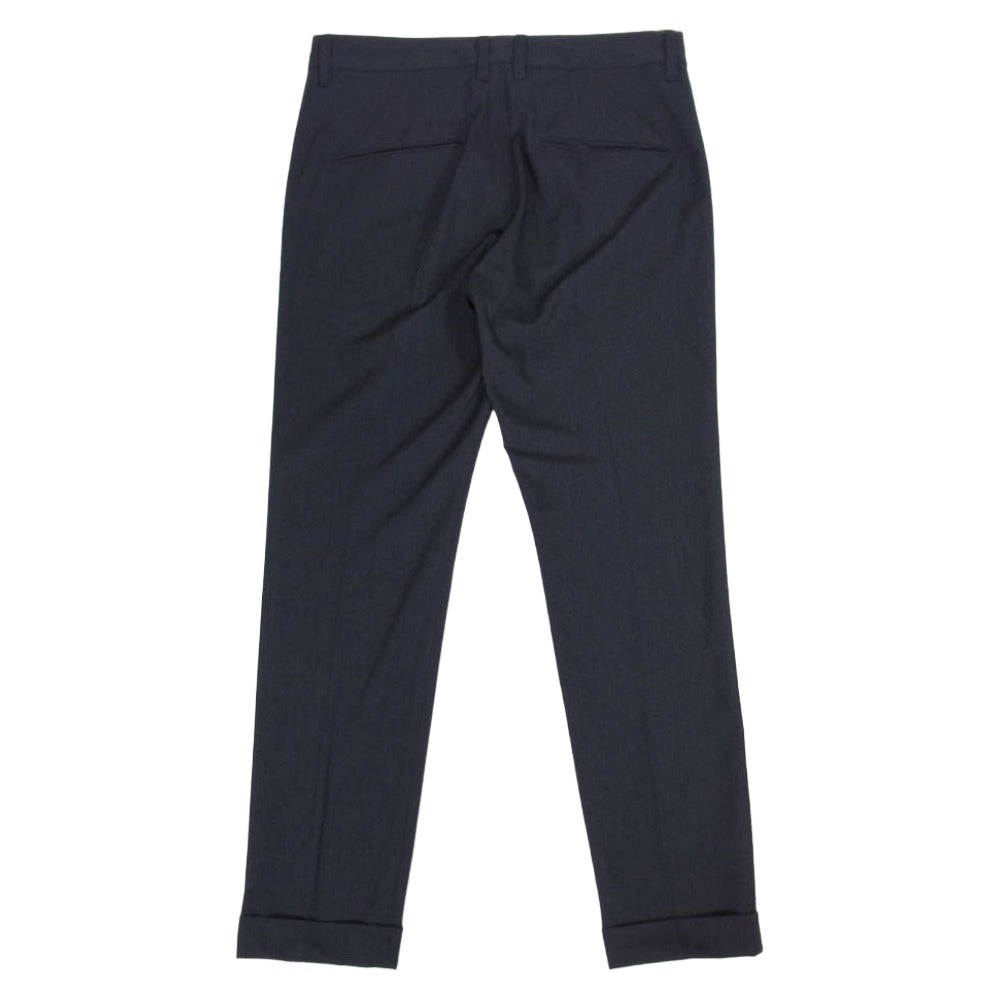1piu1uguale3 ウノピュウノウグァーレトレ MRP428 POE173 NAGOYA LIMITED COMFY 名古屋限定 裾ダブル スラックスパンツ ダークグレー系 IV【中古】