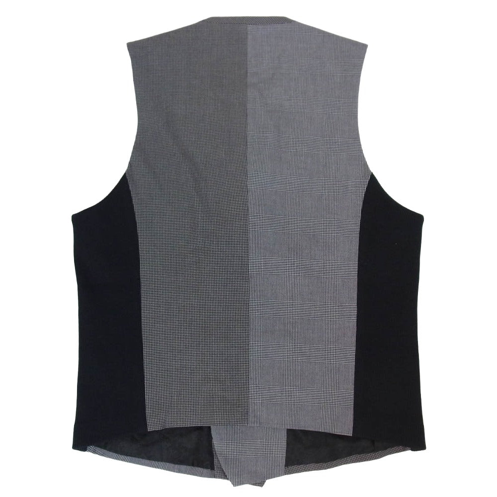 1piu1uguale3 ウノピュウノウグァーレトレ MRB597 PRY086 CRAZY RIB GILET クレイジー リブ ジレ ベスト グレー系 グレー系 V【美品】【中古】