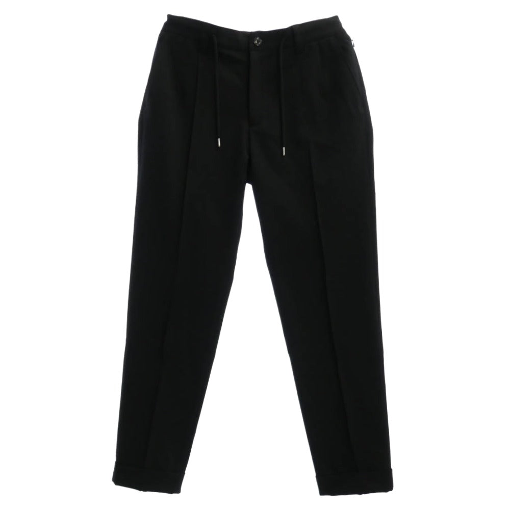1piu1uguale3 ウノピュウノウグァーレトレ MRP678 WOU006 COMFY CREASE SLACKS クリース スラックスパンツ ブラック系 5【中古】