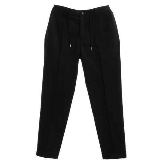1piu1uguale3 ウノピュウノウグァーレトレ MRP678 WOU006 COMFY CREASE SLACKS クリース スラックスパンツ ブラック系 5【中古】