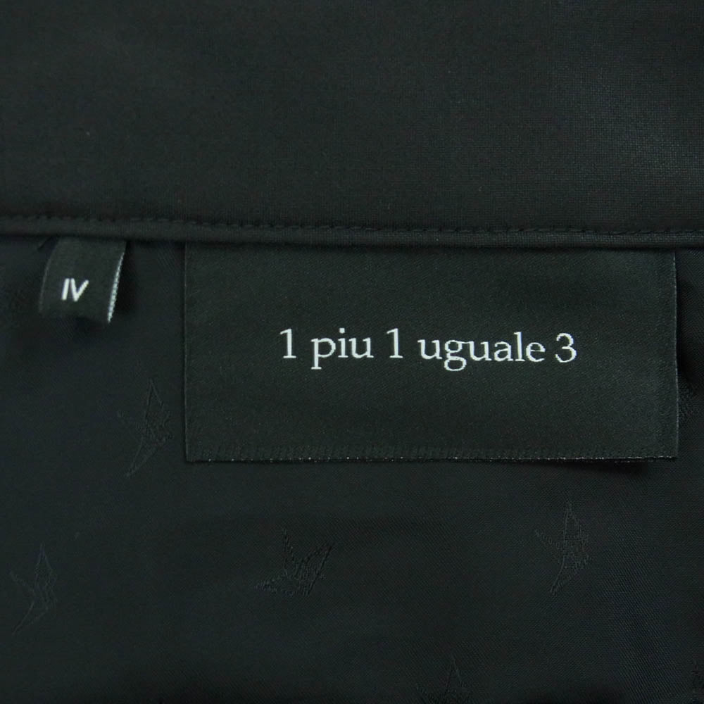1piu1uguale3 ウノピュウノウグァーレトレ MRP637 WOL162 ROYAL SLACKS ロイヤル スラックス パンツ ブラック系 M IV 4【中古】