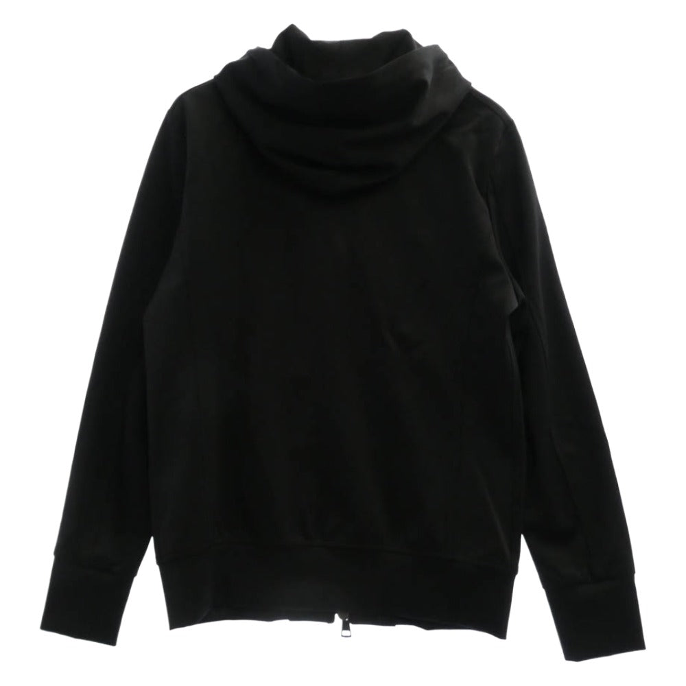 1piu1uguale3 ウノピュウノウグァーレトレ MRB715 NYU113 IDERS PARKA ライダース フルジップ ジップアップ パーカー ブラック系 L Ⅴ【中古】