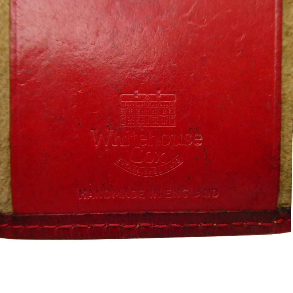 WHITE HOUSE COX ホワイトハウスコックス レザー キーケース エンジ系【中古】
