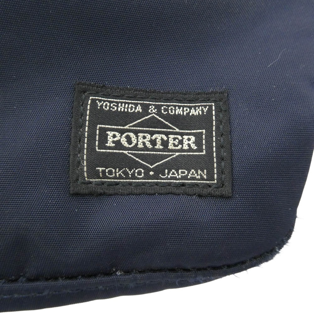 PORTER ポーター TIME DAYPACK タイム バックパック リュック ダークネイビー系【中古】
