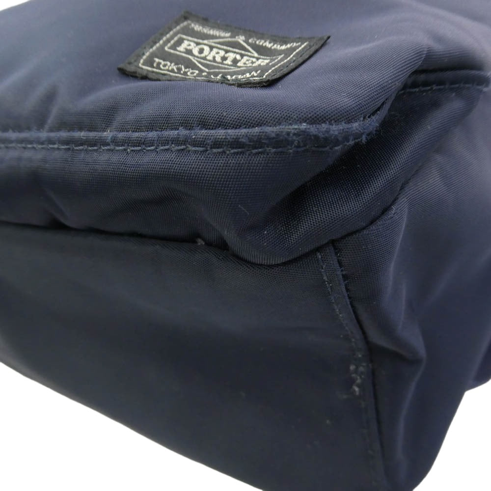 PORTER ポーター TIME DAYPACK タイム バックパック リュック ダークネイビー系【中古】