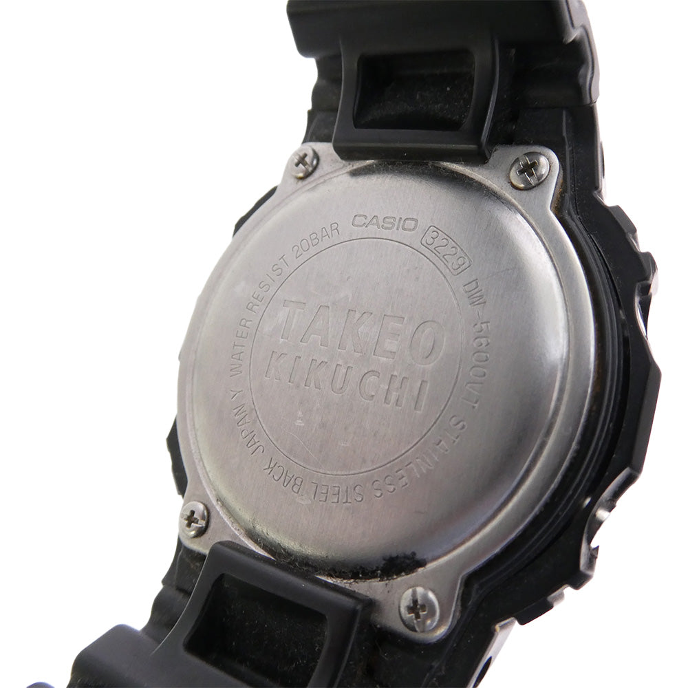 G-SHOCK ジーショック x TAKEO KIKUCHI タケオキクチ DW-5600VT 時計 ウォッチ ブラック系【中古】 G-SHOCK ジーショック x TAKEO KIKUCHI タケオキクチ DW-5600VT 時計