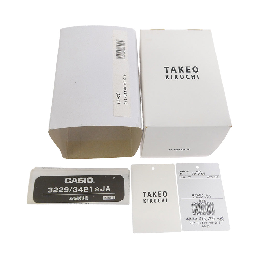 G-SHOCK ジーショック x TAKEO KIKUCHI タケオキクチ DW-5600VT 時計 ウォッチ ブラック系【中古】