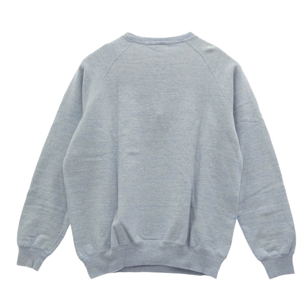 STANDARD CALIFORNIA スタンダードカリフォルニア 22SS SD 88/12 Logo Pullover Sweat プリント ロゴ プルオーバー スウェット ライトブルー系 M【中古】