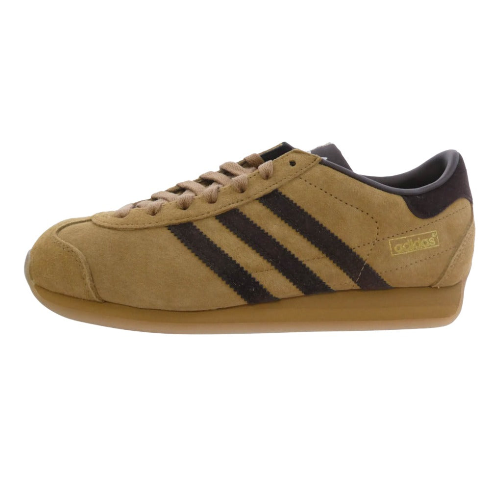 adidas アディダス ID9210 COUNTRY JAPAN BRNDES DBROWN CARDBO カントリー ジャパン ローカット スニーカー ライトブラウン系 ブラウン系 23.5cm【新古品】【未使用】【中古】