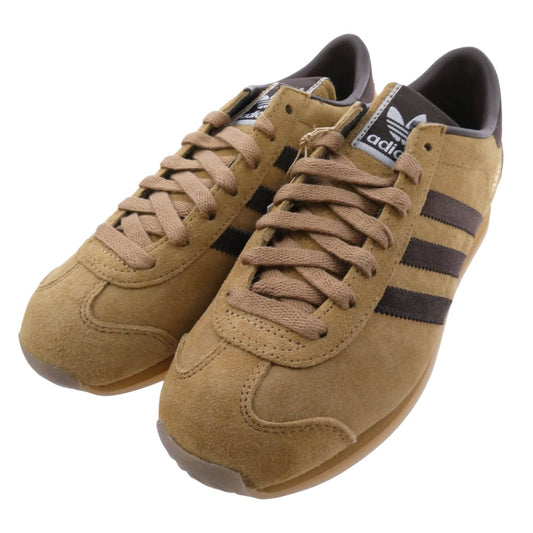 adidas アディダス ID9210 COUNTRY JAPAN BRNDES DBROWN CARDBO カントリー ジャパン ローカット スニーカー ライトブラウン系 ブラウン系 23.5cm【新古品】【未使用】【中古】