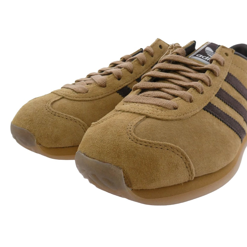adidas アディダス ID9210 COUNTRY JAPAN BRNDES DBROWN CARDBO カントリー ジャパン ローカット スニーカー ライトブラウン系 ブラウン系 23.5cm【新古品】【未使用】【中古】