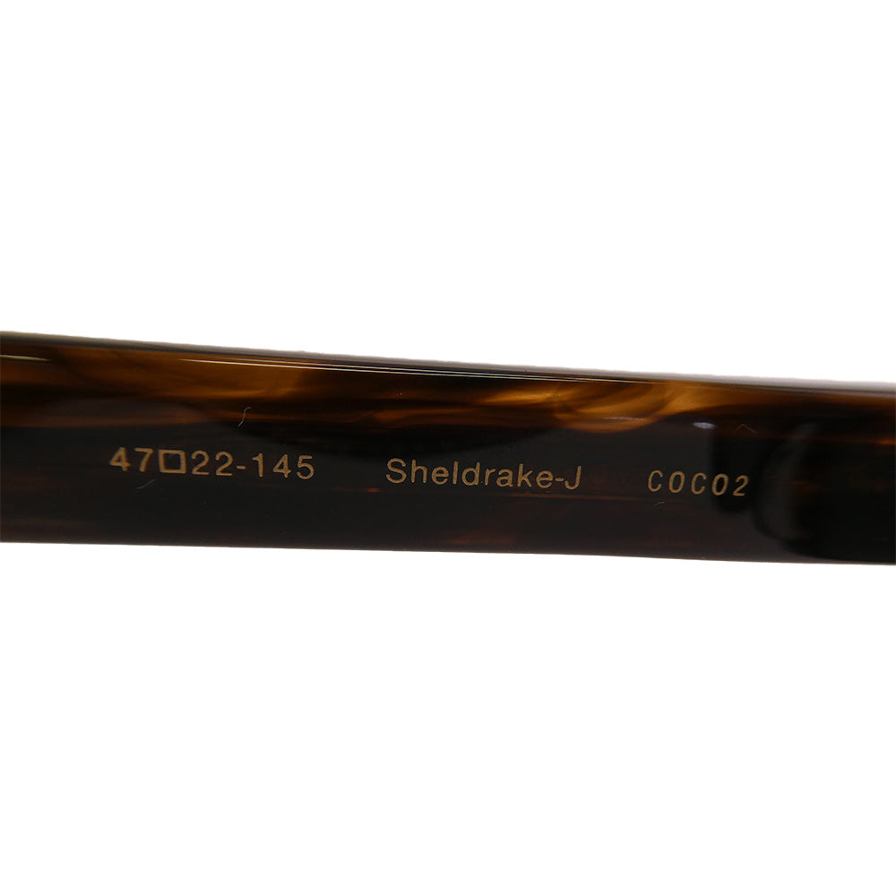 OLIVER PEOPLES オリバーピープルズ Sheldrake J COCO2 シェルドレイク サングラス アイウェア ダークブラウン系 ゴールド系 47□22-145【中古】