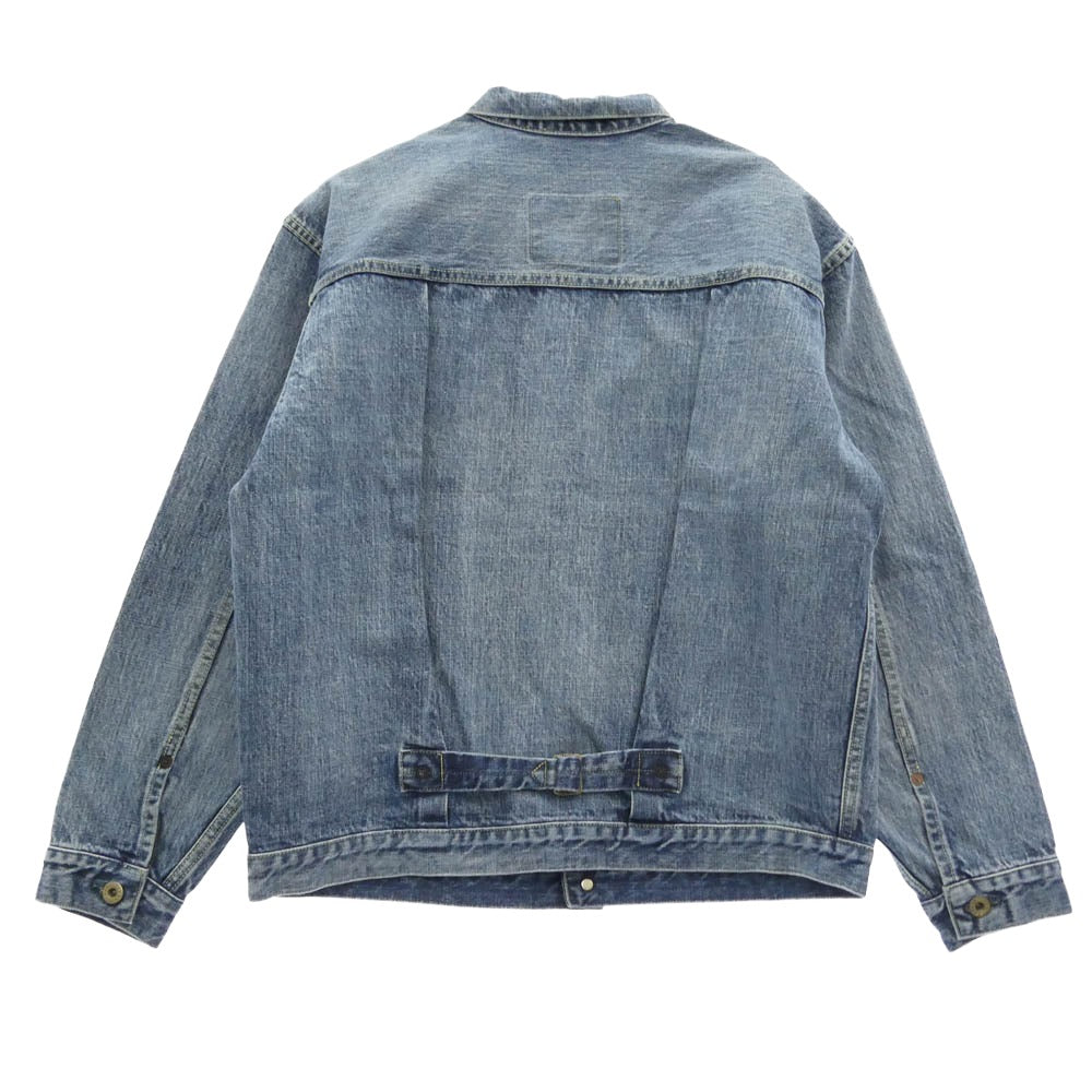 STANDARD CALIFORNIA スタンダードカリフォルニア 24SS OUDLA450 SD Denim Jacket S996 WWⅡ Vintage Wash ヴィンテージウォッシュ デニムジャケット インディゴブルー系 42【極上美品】【中古】