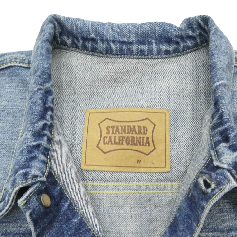 STANDARD CALIFORNIA スタンダードカリフォルニア 24SS OUDLA450 SD Denim Jacket S996 WWⅡ Vintage Wash ヴィンテージウォッシュ デニムジャケット インディゴブルー系 42【極上美品】【中古】