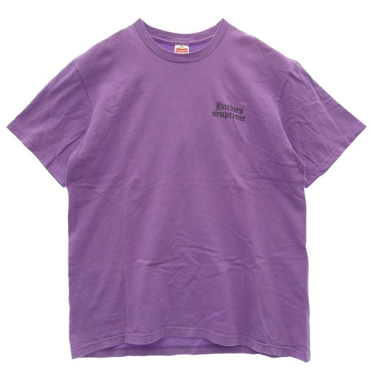 Supreme シュプリーム 23SS × Hardies ハーディーズ Dog Tee ドッグプリント Tシャツ 半袖カットソー パープル系 M【中古】