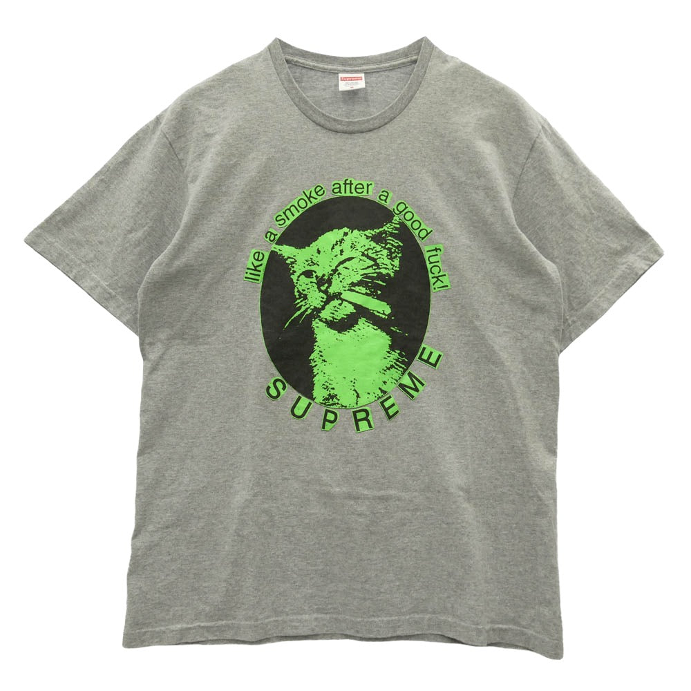 Supreme シュプリーム 23SS SMOKE TEE スモーク グラフィックプリント Tシャツ 半袖カットソー グレー系 M【中古】