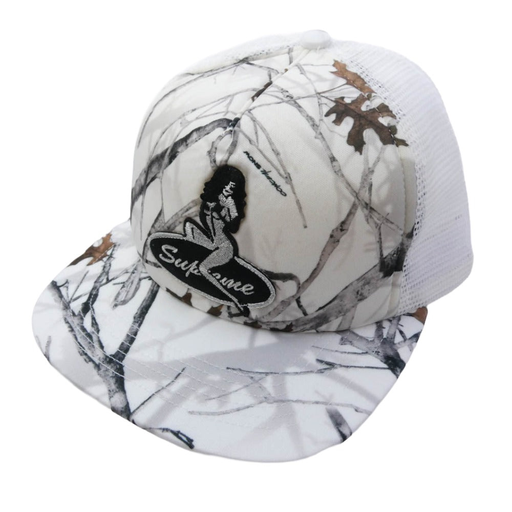 Supreme シュプリーム 25AW Pinup Mesh Back 5-Panel Cap ピンナップ メッシュ バック 5パネル キャップ ホワイト系【中古】
