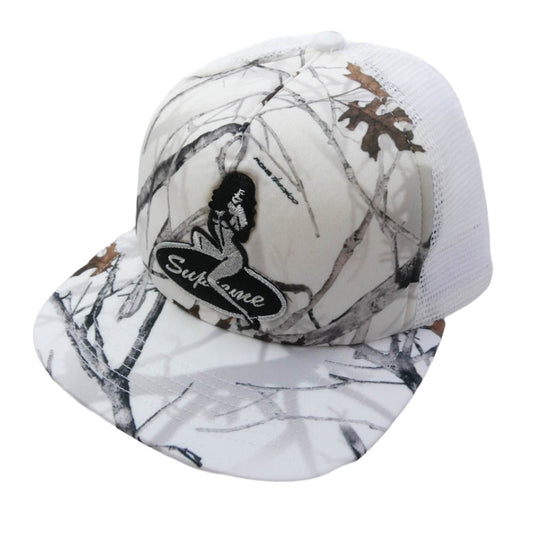 Supreme シュプリーム 25AW Pinup Mesh Back 5-Panel Cap ピンナップ メッシュ バック 5パネル キャップ ホワイト系【中古】