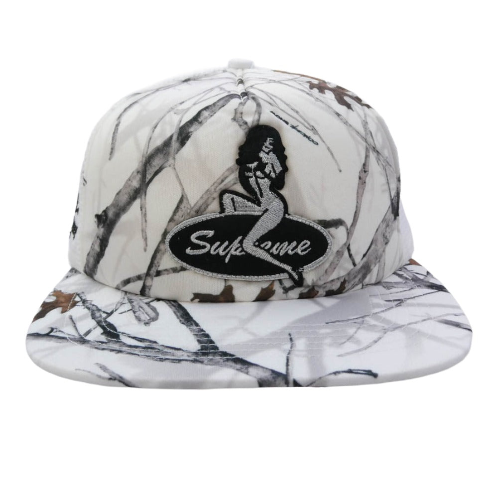 Supreme シュプリーム 25AW Pinup Mesh Back 5-Panel Cap ピンナップ メッシュ バック 5パネル キャップ ホワイト系【中古】