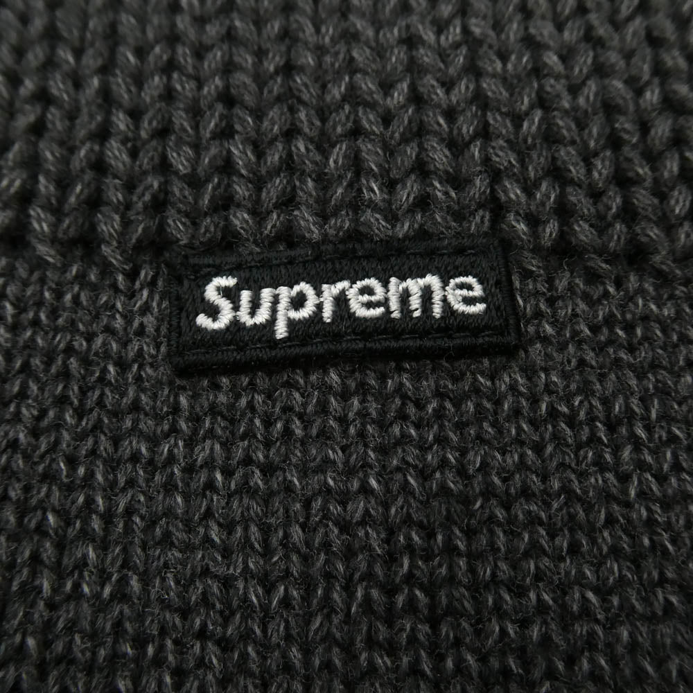 Supreme シュプリーム 23SS Small Box Stripe Sweater スモールボックスロゴ ストライプ ニット セーター ブラック系 M【中古】