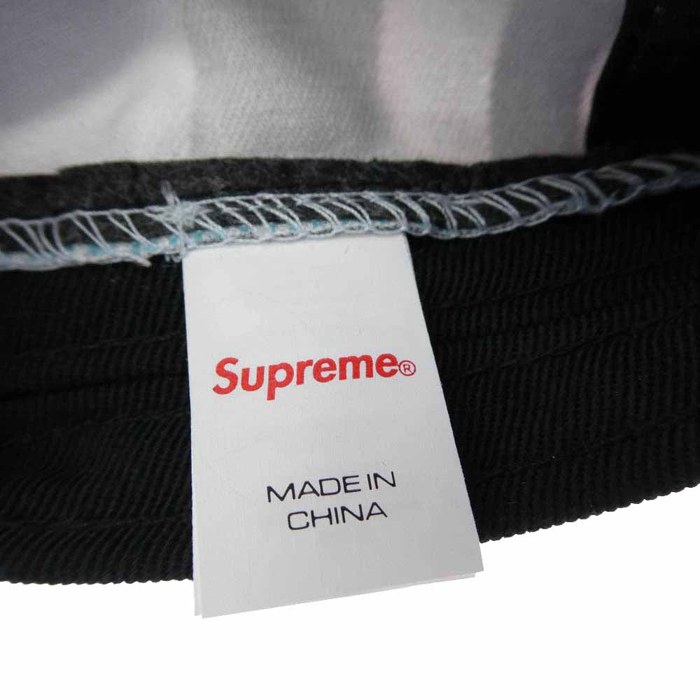 Supreme シュプリーム 25SS × Damien Hirst ダミアン ハースト Camp Cap キャップキャップ 帽子 チャコール系 ライトブルー系 58cm【新古品】【未使用】【中古】