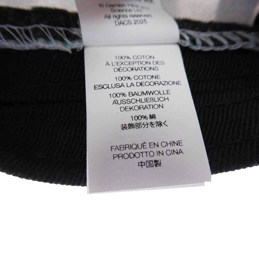 Supreme シュプリーム 25SS × Damien Hirst ダミアン ハースト Camp Cap キャップキャップ 帽子 チャコール系 ライトブルー系 58cm【新古品】【未使用】【中古】