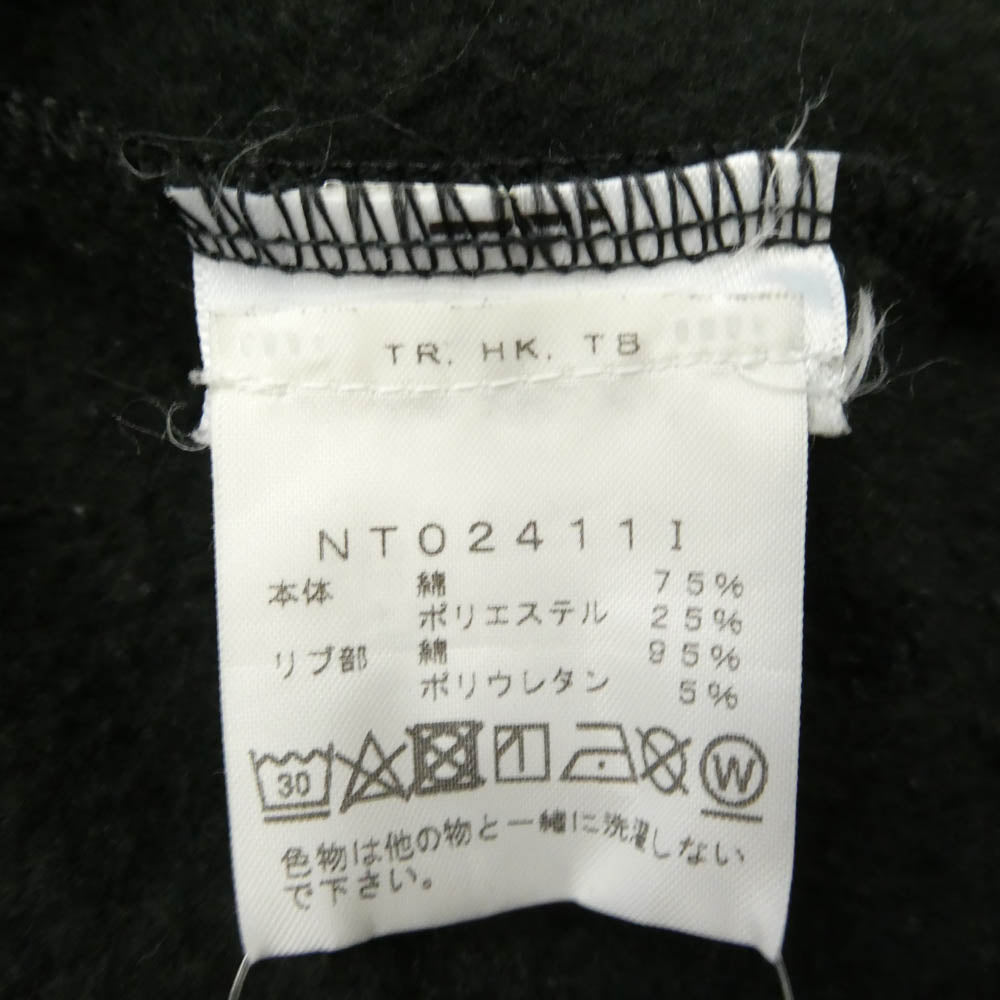 Supreme シュプリーム 24SS NT02411I × The North Face ノースフェイス Crewneck ロゴプリント クルーネック スウェット トレーナー ブラック系 M【中古】