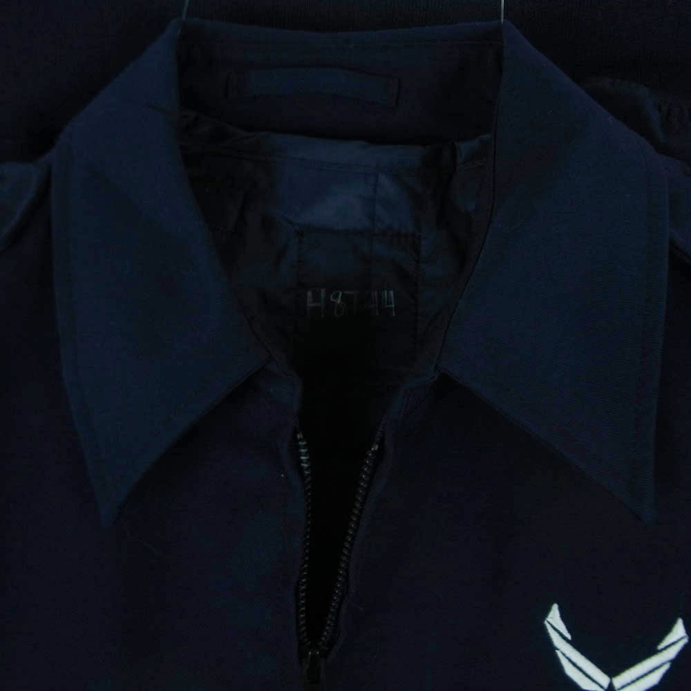 ヴィンテージ DEFENSE LOGISTICS AGENCY 米軍実物 USAF アメリカ空軍 ライトウェイト ジャケット ライナー付き ネイビー系 44L【中古】