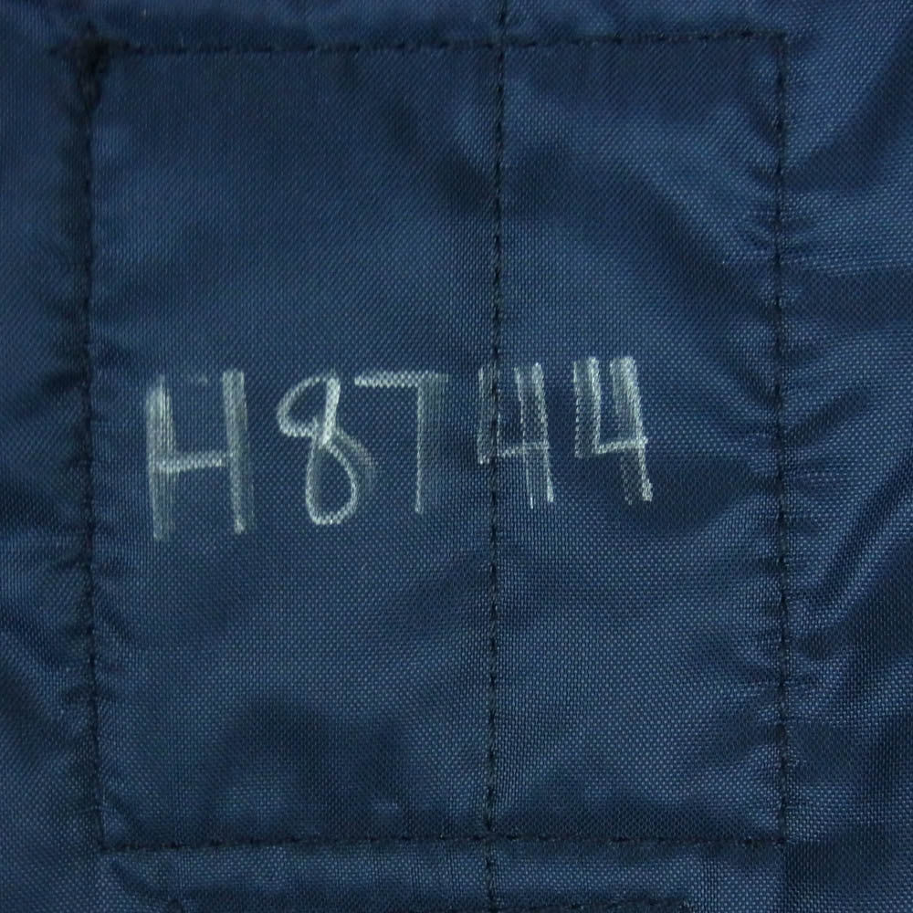 ヴィンテージ DEFENSE LOGISTICS AGENCY 米軍実物 USAF アメリカ空軍 ライトウェイト ジャケット ライナー付き ネイビー系 44L【中古】