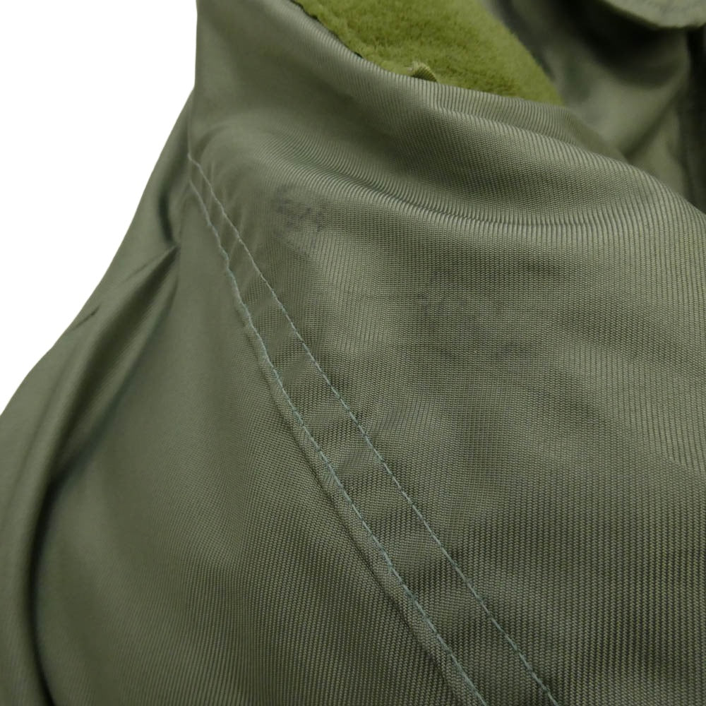 ヴィンテージ SP0100-00-D-4030 00s 00年製 US ARMY 米軍実物 CWU-45/P フライト ジャケット PROPPER社 モスグリーン系 L【中古】
