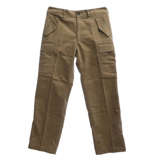 SOPHNET. ソフネット SOPH-50045 ヘリンボーン ミリタリー カーゴパンツ ライトブラウン系 L【中古】