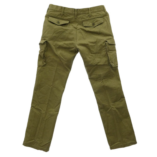 SOPHNET. ソフネット SOPH-89069 ヘリンボーン カーゴパンツ グリーン系 L【中古】