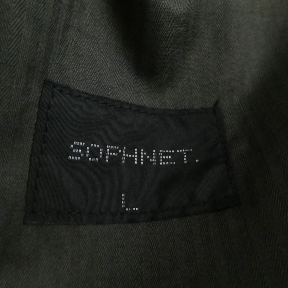 SOPHNET. ソフネット SOPH-78066 5ポケット Dリング ストレート パンツ ブラウン系 L【中古】