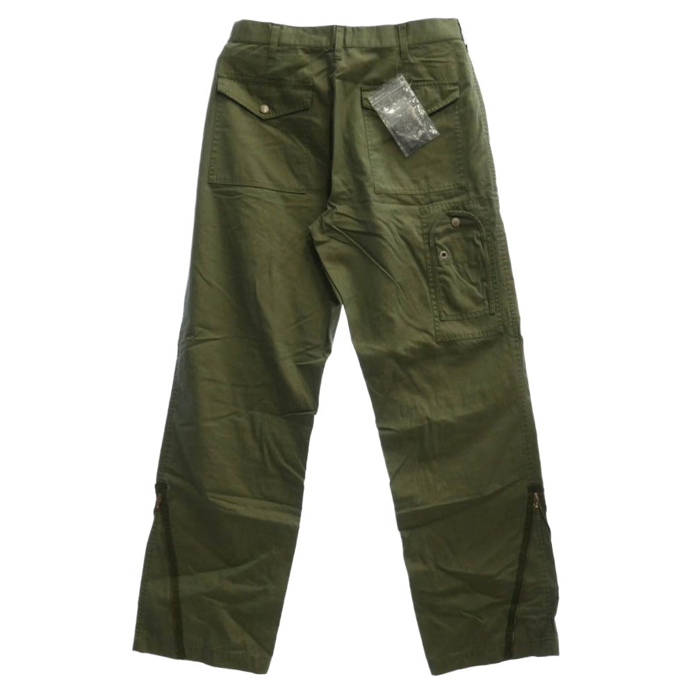SOPHNET. ソフネット SOPH-45034 玉虫色 ririジップ 裾ジップ カーゴパンツ グリーン系 M【中古】