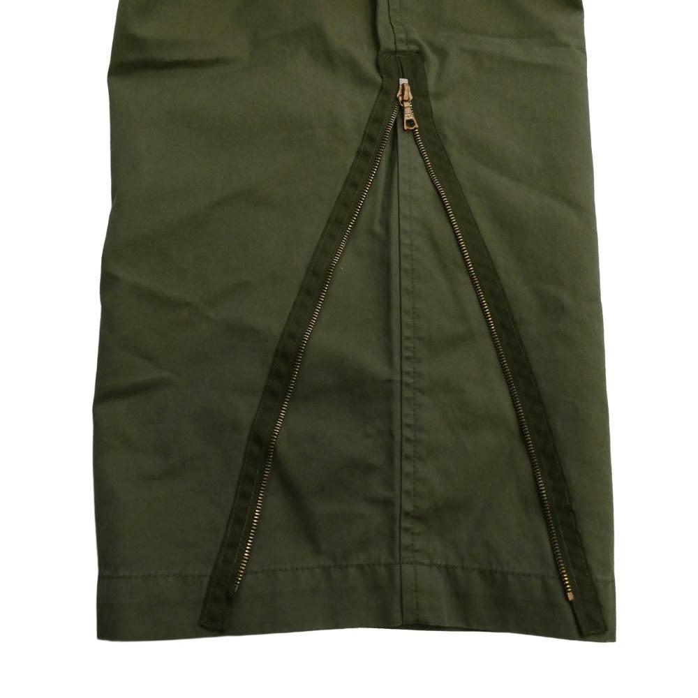 SOPHNET. ソフネット SOPH-45034 玉虫色 ririジップ 裾ジップ カーゴパンツ グリーン系 M【中古】