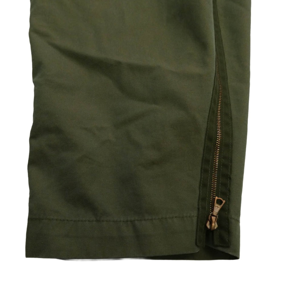 SOPHNET. ソフネット SOPH-45034 玉虫色 ririジップ 裾ジップ カーゴパンツ グリーン系 M【中古】