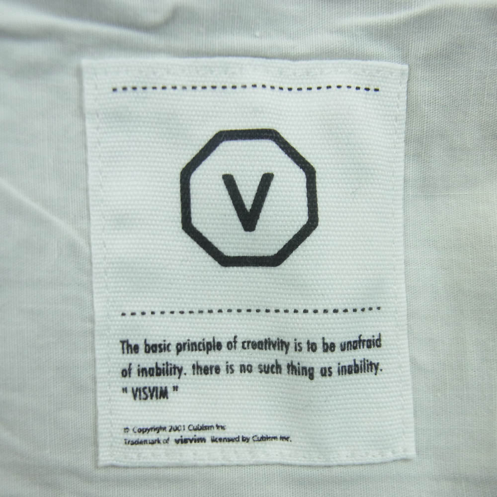VISVIM ビズビム CHINO PANTS サスペンダーボタン付き 5ポケット ボタンフライ パンツ カーキ系 グレイッシュカーキ系 M【中古】