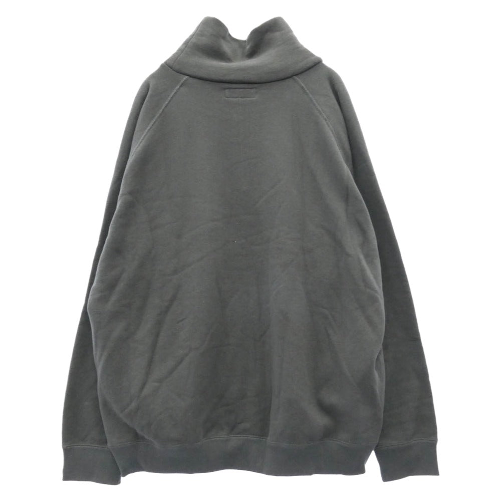 GRAPHPAPER グラフペーパー LOOPWHEELER ループウィラー 23AW GU233-70264B x LOOPWHEELER ループウィラー High Neck Sweat ハイネック スウェット トレーナー ダークグレー系 1【中古】