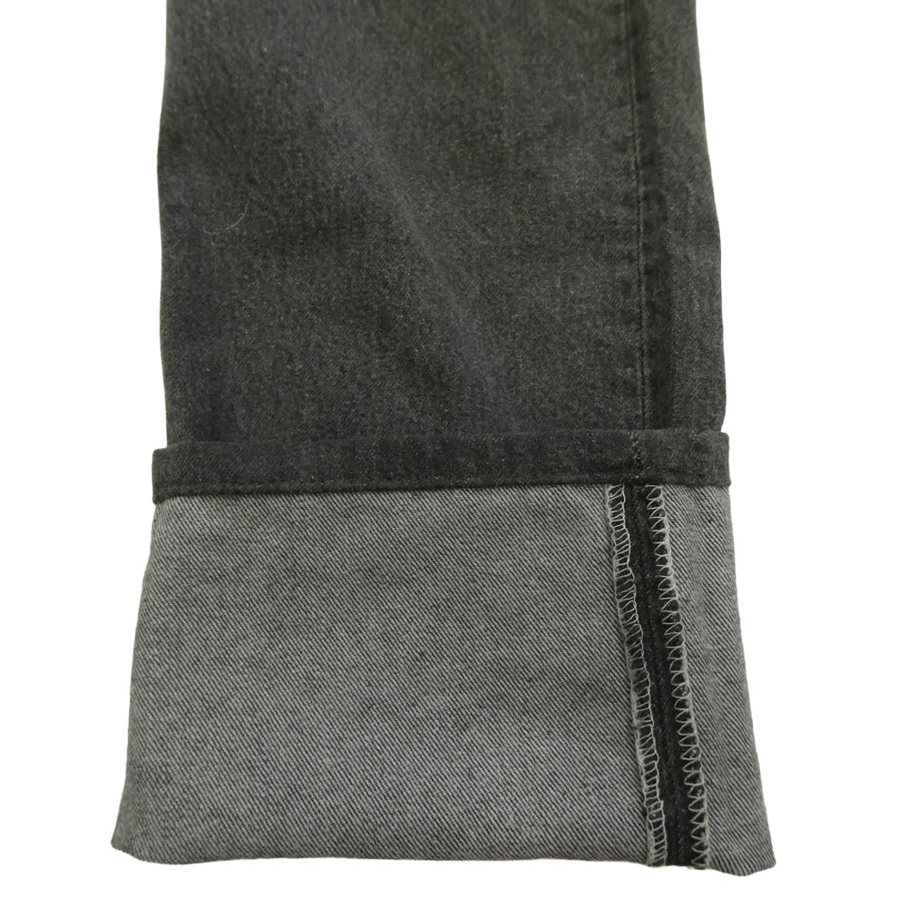 Levi's リーバイス 90s USA製 501 ボタン裏552 先染め ブラック ジーンズ デニムパンツ ブラック系 W33 L34【中古】