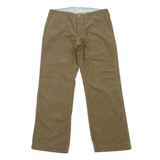 VISVIM ビズビム CORDUROY PANTS 5ポケット ボタンフライ コーデュロイ パンツ 日本製 ベージュ系 M【中古】