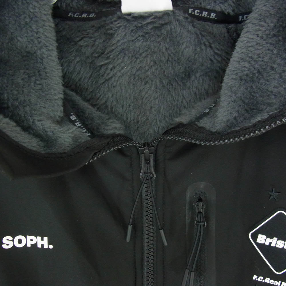 F.C.R.B. エフシーアールビー 19AW FCRB-192047 POLARTEC FLEECE HYBRID BLOUSON ポーラテック ハイブリッド フリース ジャケット ブルゾン グレー系 S【中古】